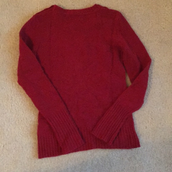 Red sweater from JCrew. - Picture 3 of 3